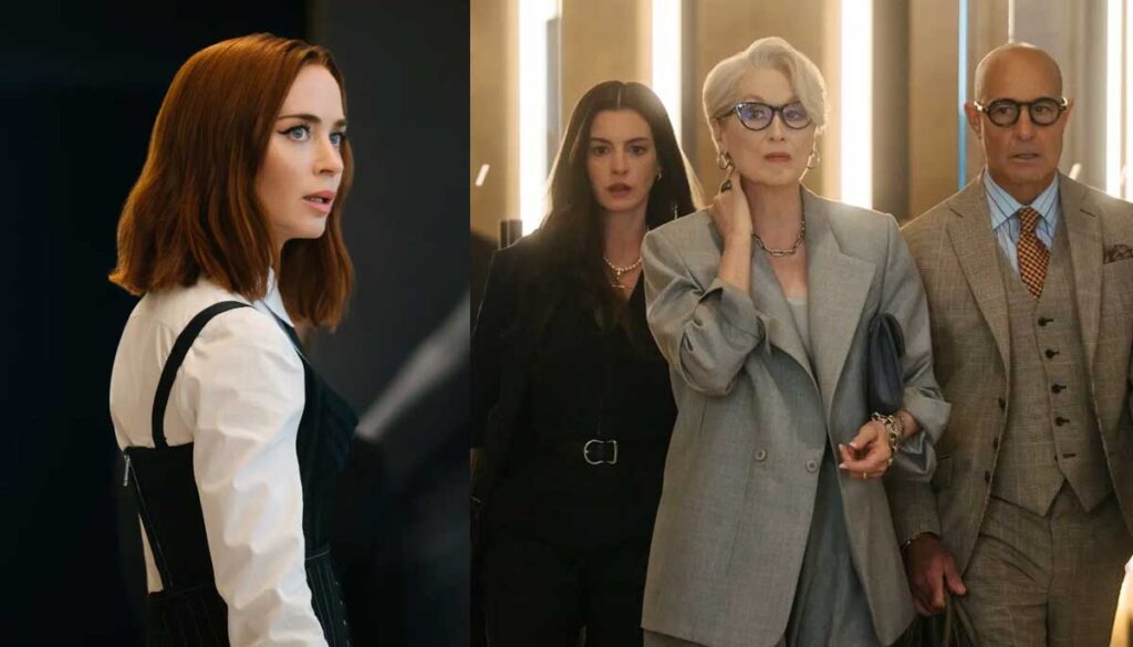 Emily Blunt & Stanley Tucci Walk of Fame Ceremony: Devil Wears Prada 2