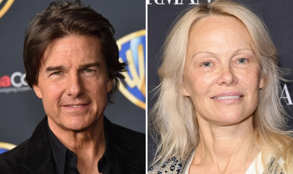 Tom Cruise and Pamela Anderson
