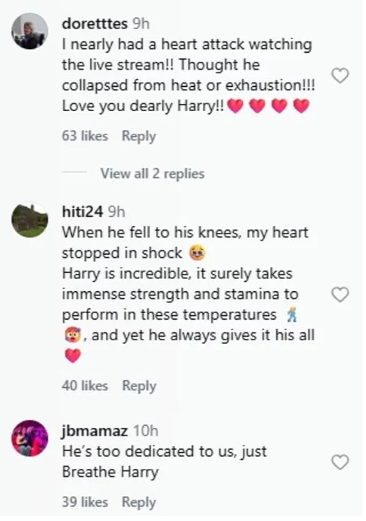 Comments on Harry