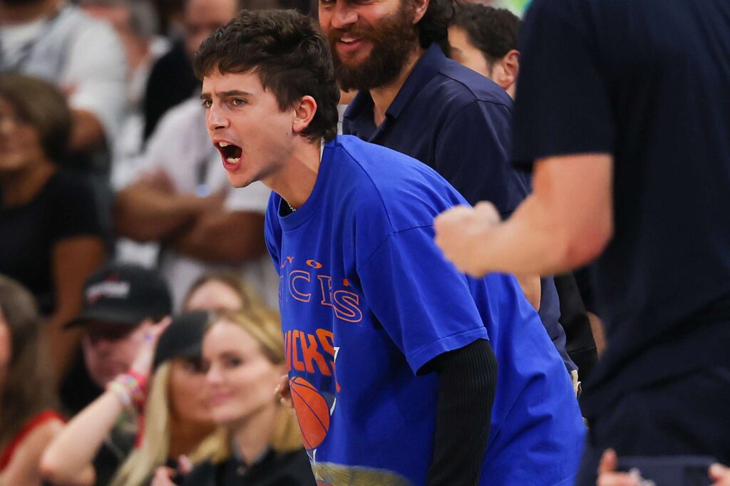 Timothée Chalamet Chooses Knicks Victory Over Oscars Glory Timothee NBA