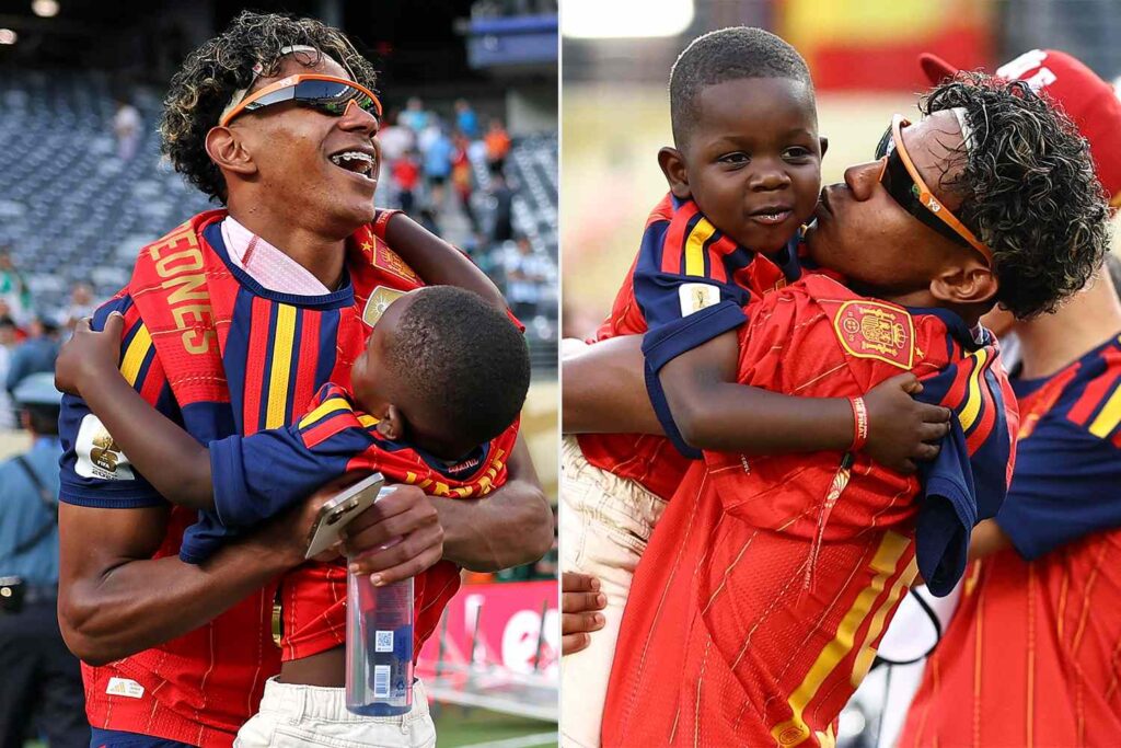 Lamine Yamal Celebrates Historic World Cup Win With Viral Little Brother Keyne Lamine Yamal